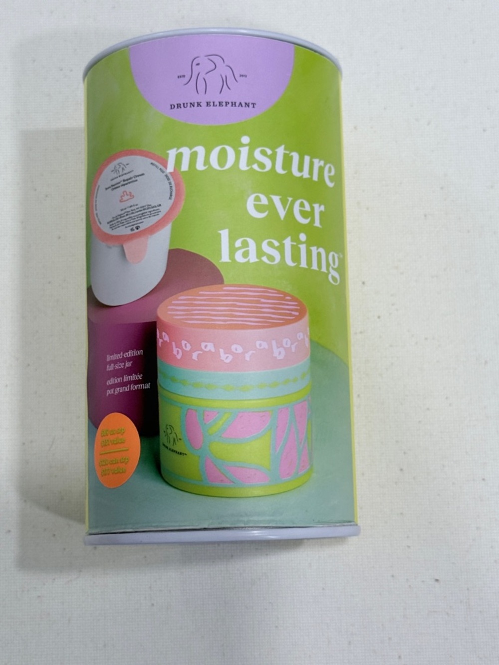 Limited edition Drunk Elephant Moisturizer Everlasting!